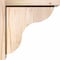 Ekena Millwork Carmel Smooth Corbel w/Backplate, Douglas Fir, 5 1/2"W x 12"D x 12"H COR06X12X12CAR01SDF - alternate 4